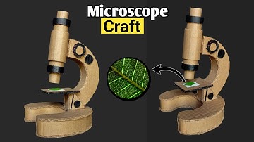 How to make a microscope with cardboard | DIY Cardboard Microscope
