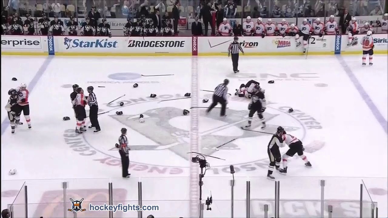 Hockey Fight: Jay Beagle vs Arron Asham [VIDEO]