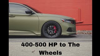 How to Make 400500HP on your 2.0T Accord #ktuner #accord #accordsport #civictyper #dyno #tuning
