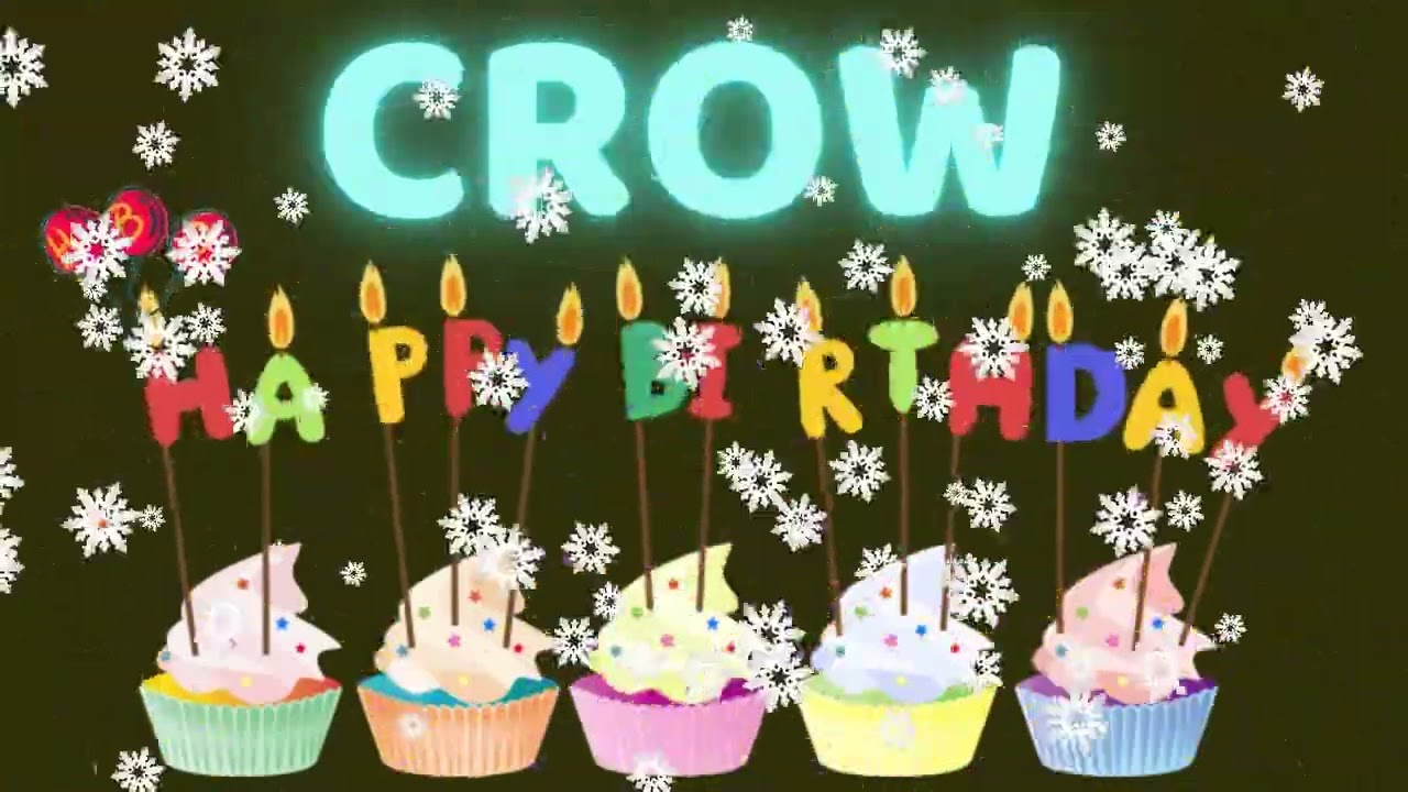 CROW Happy Birthday song | Happy Birthday Crow | Happy Birthday to You