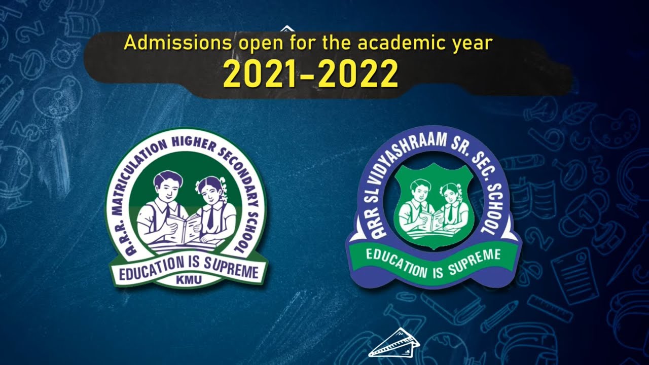 ARR Schools, CBSE Admission 2021-22, Kumbakonam - YouTube