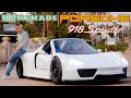 Full 90 Days Homemade Porsche 918 Spyder from PVC Pipes