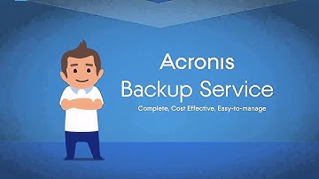 Acronis Cloud Backup Overview