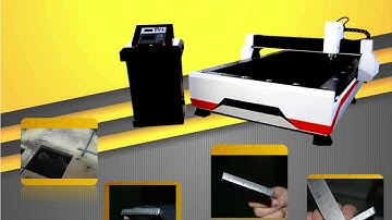 CNC plasma machine cut