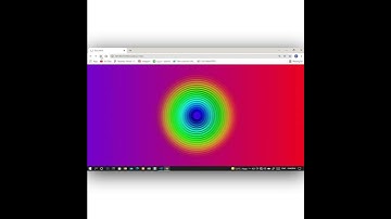 Rainbow Circle by using CSS and JavaScript | Allustrode #shorts #shortvideo