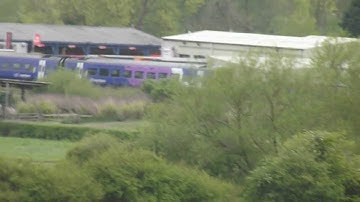 Northern Rail 158 class passes through ilkeston