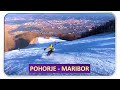 Skiingsnowboarding on pohorje maribor jan 2022