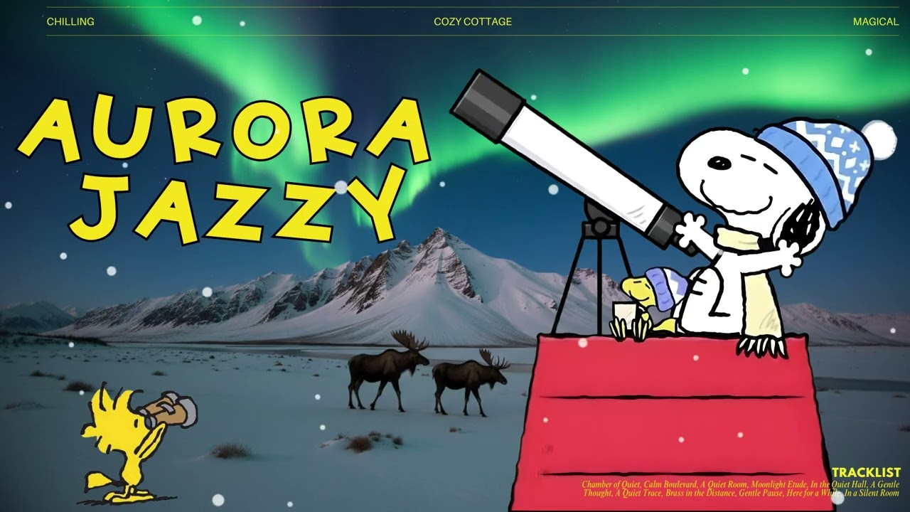 Aurora and Snoopy Make a Better Day 🎷❄ an Oldies Jazz Playlist