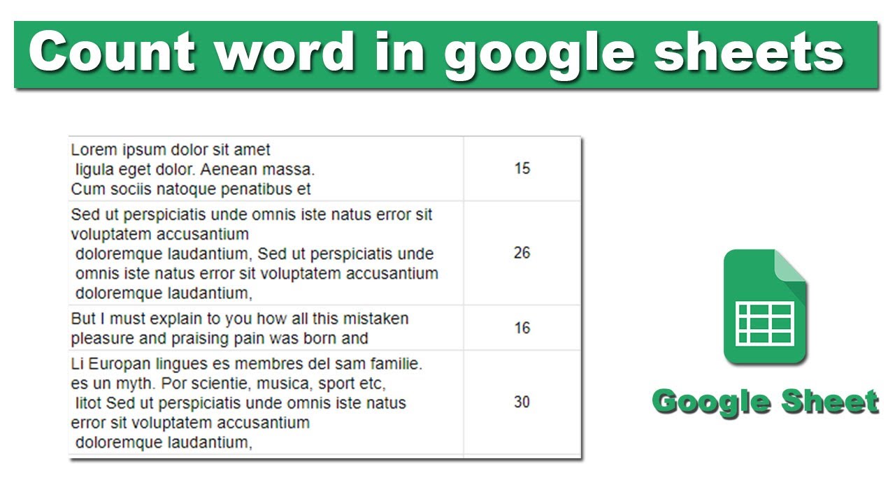 How To Count Word To Specific Cell In Google Sheets YouTube How To Count Word To Specific Cell In Google Sheets YouTube