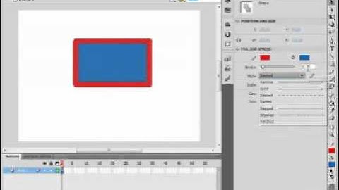 Flash CS5 Training Tutorial Part 5 -- Using the Property Inspector- (www.MyTutorialBook.com)0004.flv