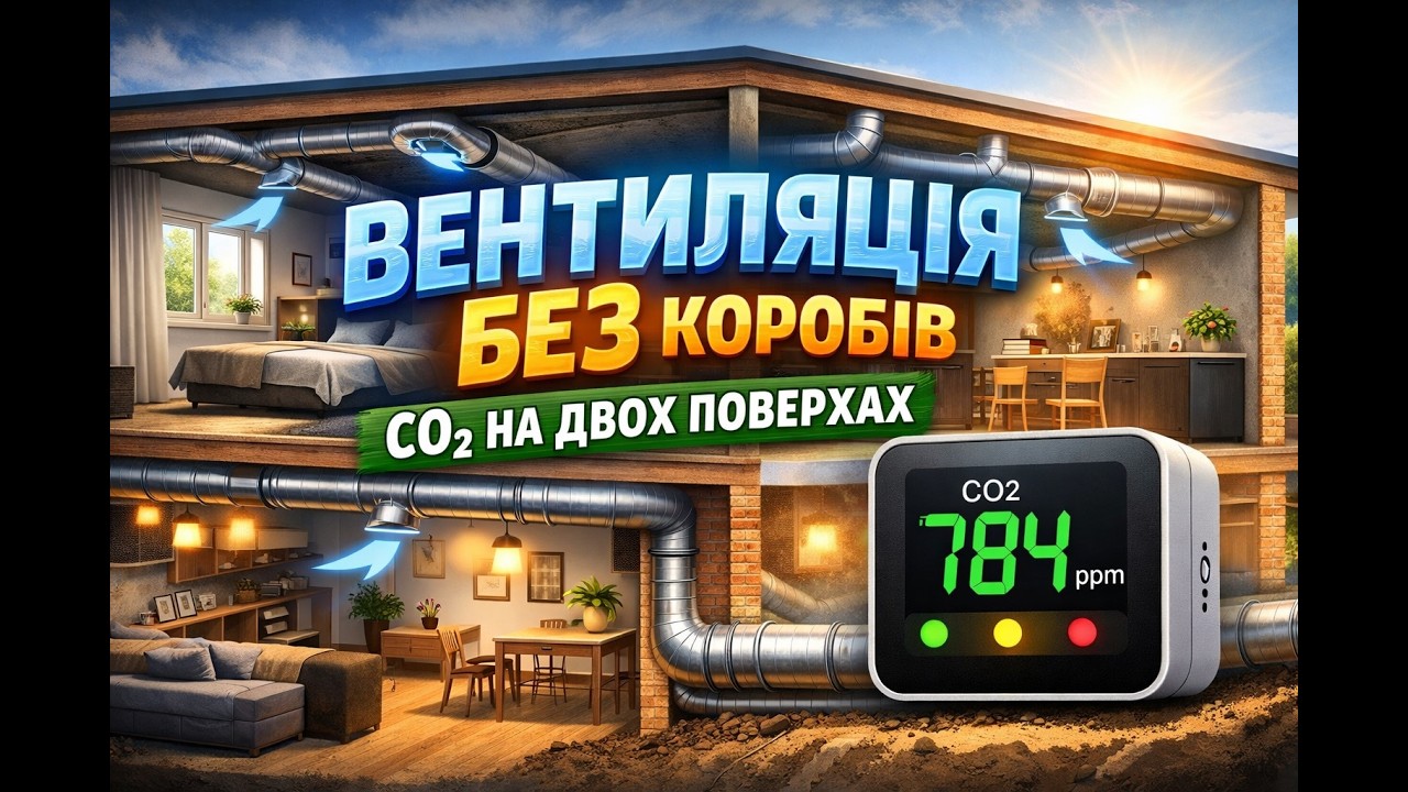 👉 Вентиляція будинку БЕЗ коробів — комп’ютерні кулери + пічка