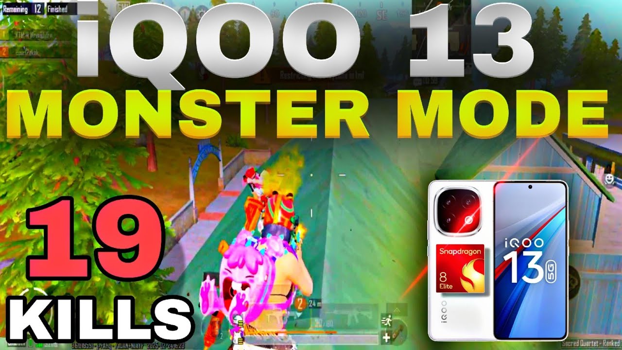 iQOO 13 5G BGMI 120 FPS 🔥 2025 HOT DROP GAMEPLAY iQOO 13 bgmi test Full ...