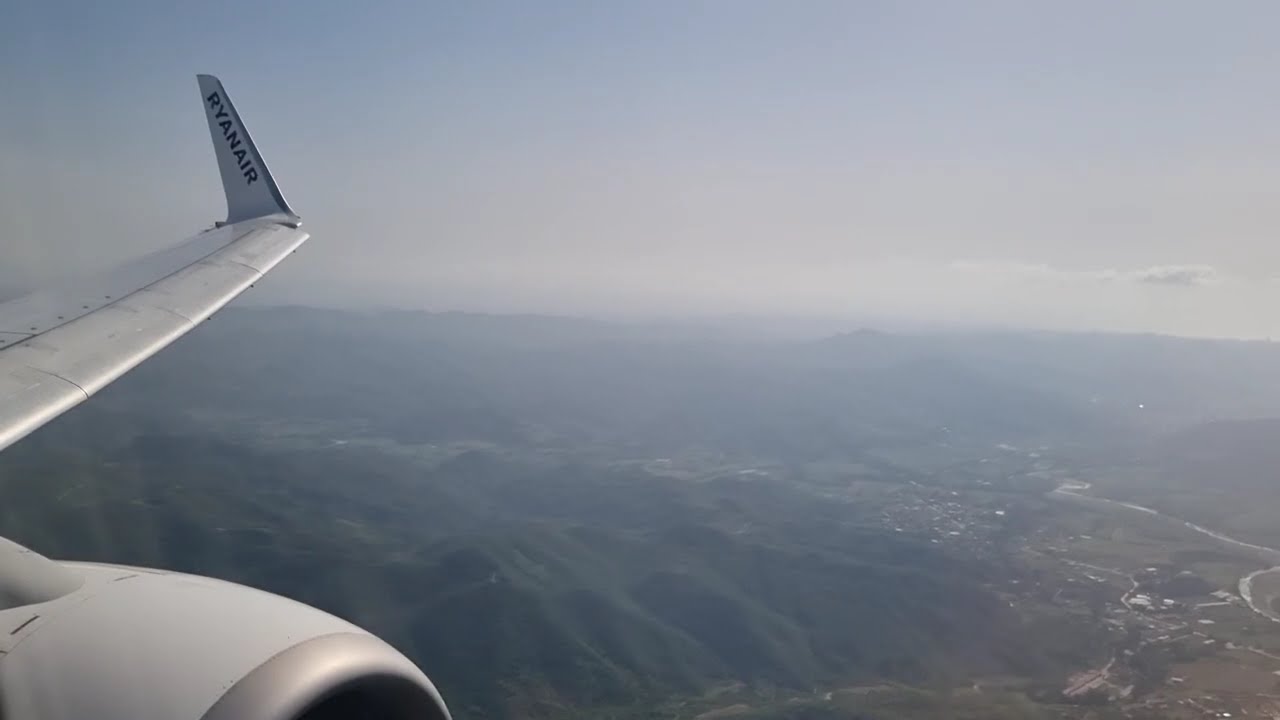 Tirana TIA - Ryanair B738 Landing