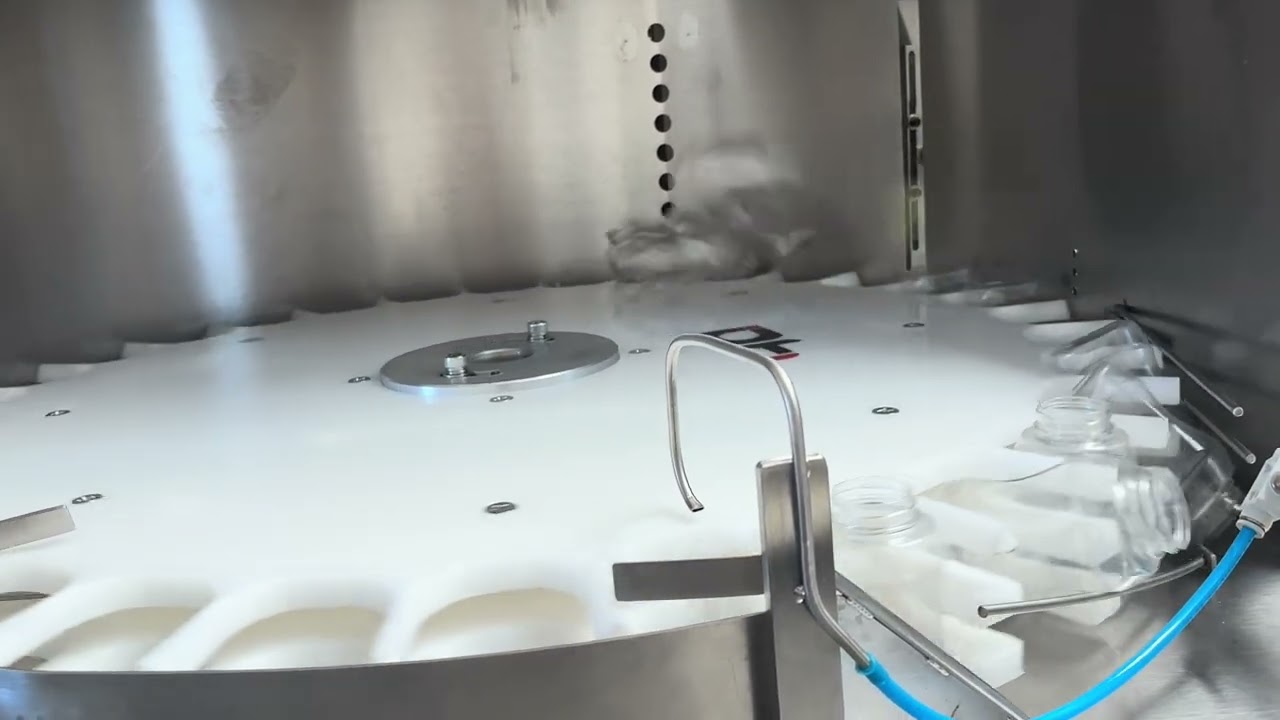 automatic bottle sorting machine for oval bottles 