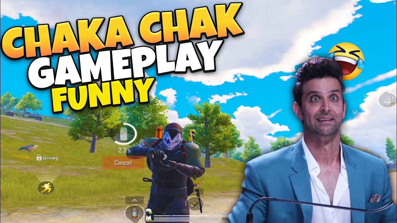 CHAKA CHAKA FUNNY PUBG MOBILE GAMEPLAY