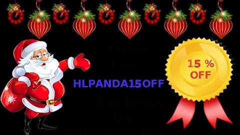 Christmas NewYear 15% Discount Offer HTMLPanda
