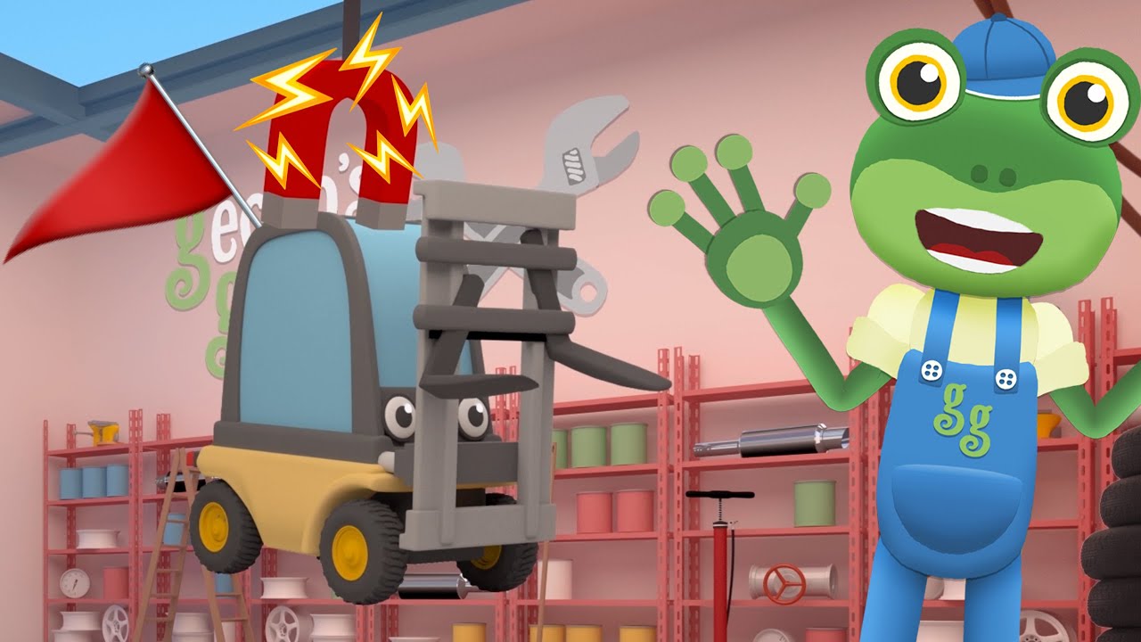 Florence The Forklift Truck's Worked Too HARD?! Gecko's Garage