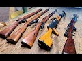 Military surplus rifles at the range