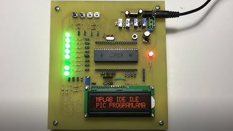 5) MPLAB PIC Mikrodenetleyicilerde  Timer1 Kesmesi kullanımı