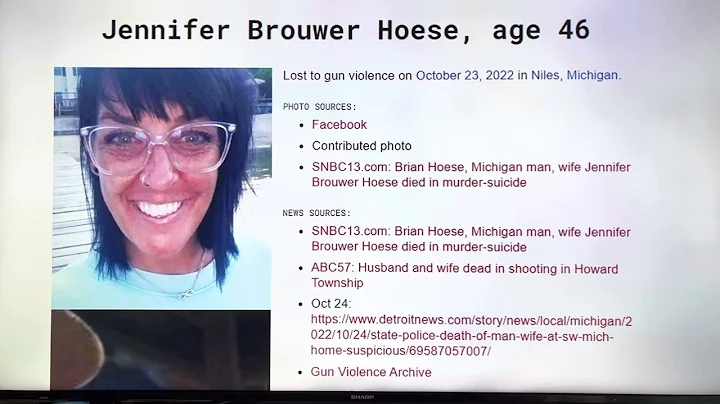 NILES, MICHIGAN OCT 23, 2022, JENNIFER BROUWER HOE...