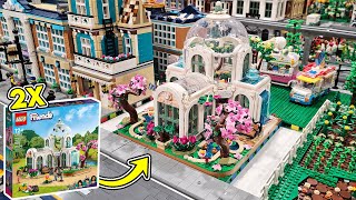 Double LEGO Botanical Garden Modular Building!