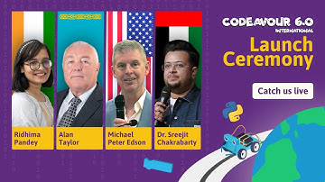 Codeavour 6.0 International Launch Ceremony I Biggest Coding, AI, and Robotics Competition