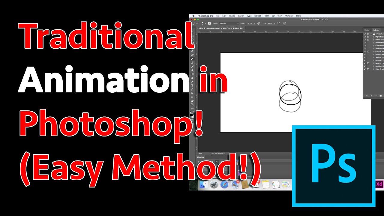 Traditional Animation in Photoshop (The easy way!)