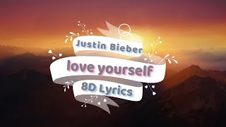 Download Lagu Justin Bieber Love yourself 8D with lyrics MP3
