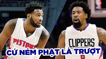 Top 5 cầu thủ NBA ném phạt trượt nhiều nhất trong một trận