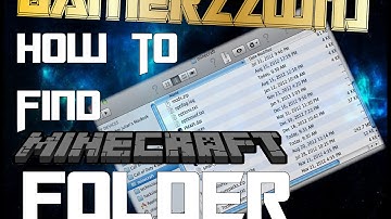 How to find Minecraft folder (Mac OSx lion+)