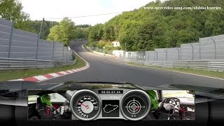 SLS AMG Coupé Black Series on the Nordschleife