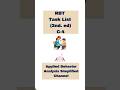 RBT Task List:  Distractor Trials