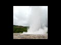 The geyser Geysir in Iceland