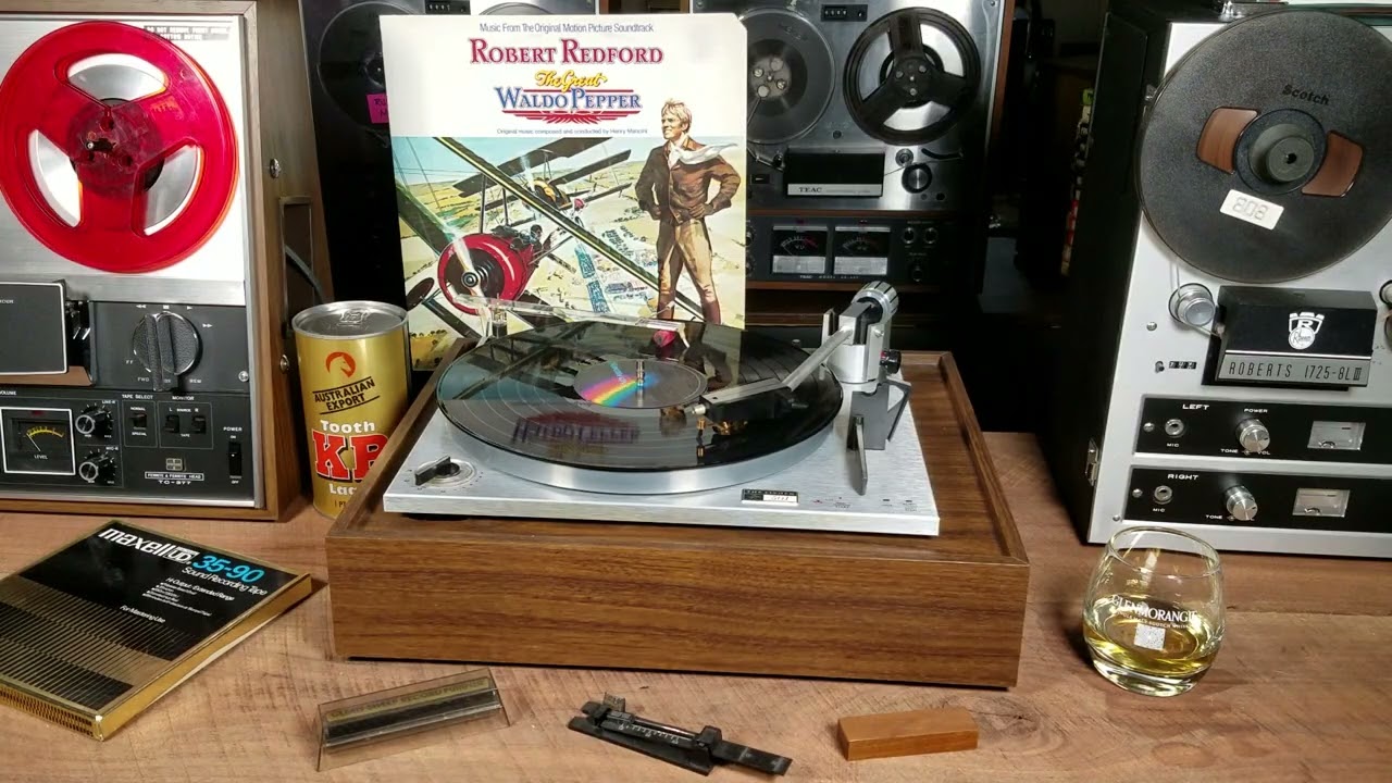 1975 MCA Records MCA-2085 Henry Mancini "The Great Waldo Pepper" Original Motion Picture Soundtrack