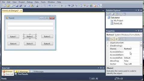 Visual Basic Tutorial   54   Calculator Part 1