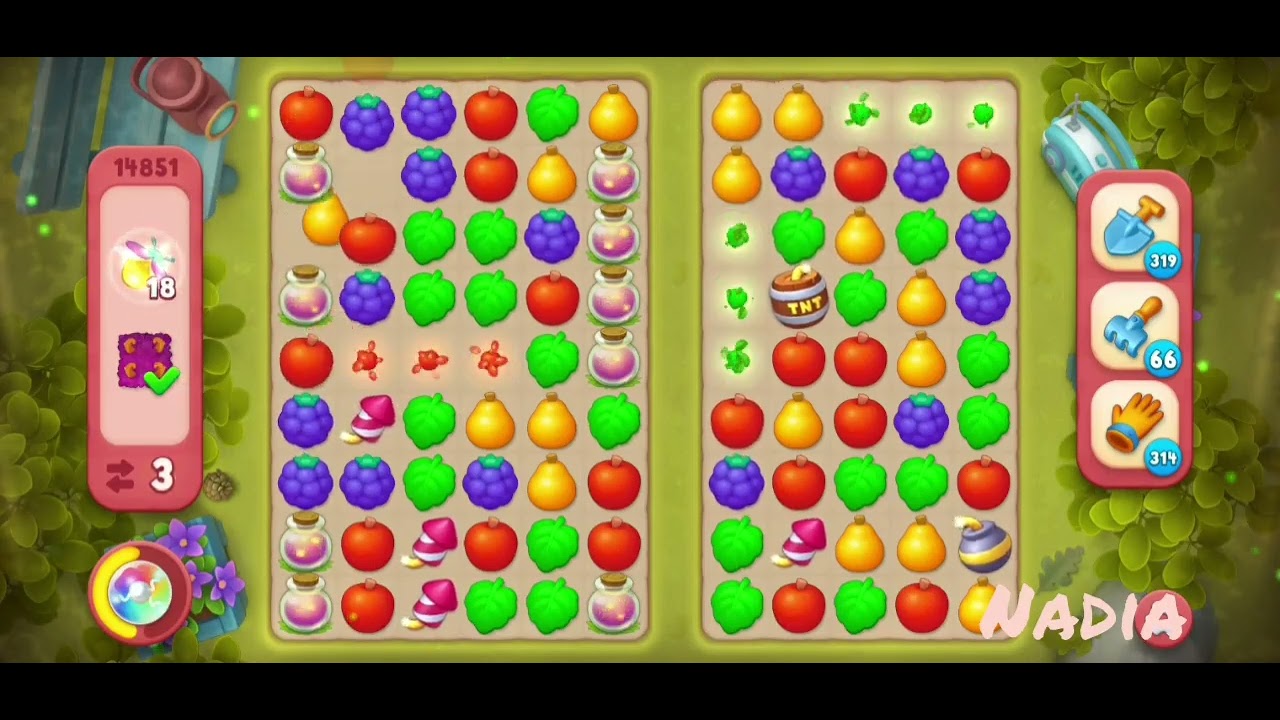 Gardenscapes Level 14851🥀. No Boosters used