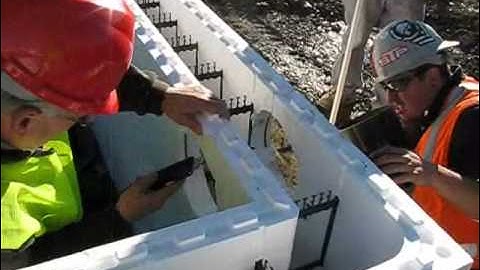 Fox Blocks and large diameter pipe sleeved thru stem wall forms on large scale institutional project