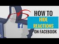 How to Hide Reactions on Facebook