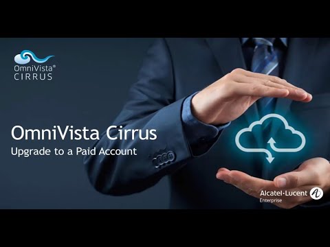 OmniVista Cirrus - Upgrade to paid account