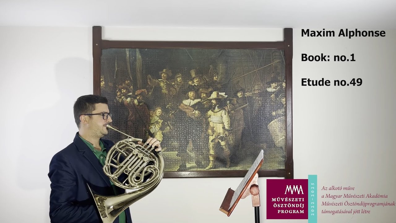Maxim Alphonse Book 1, Etude no.49 / Ferenc Farkas Horn YouTube