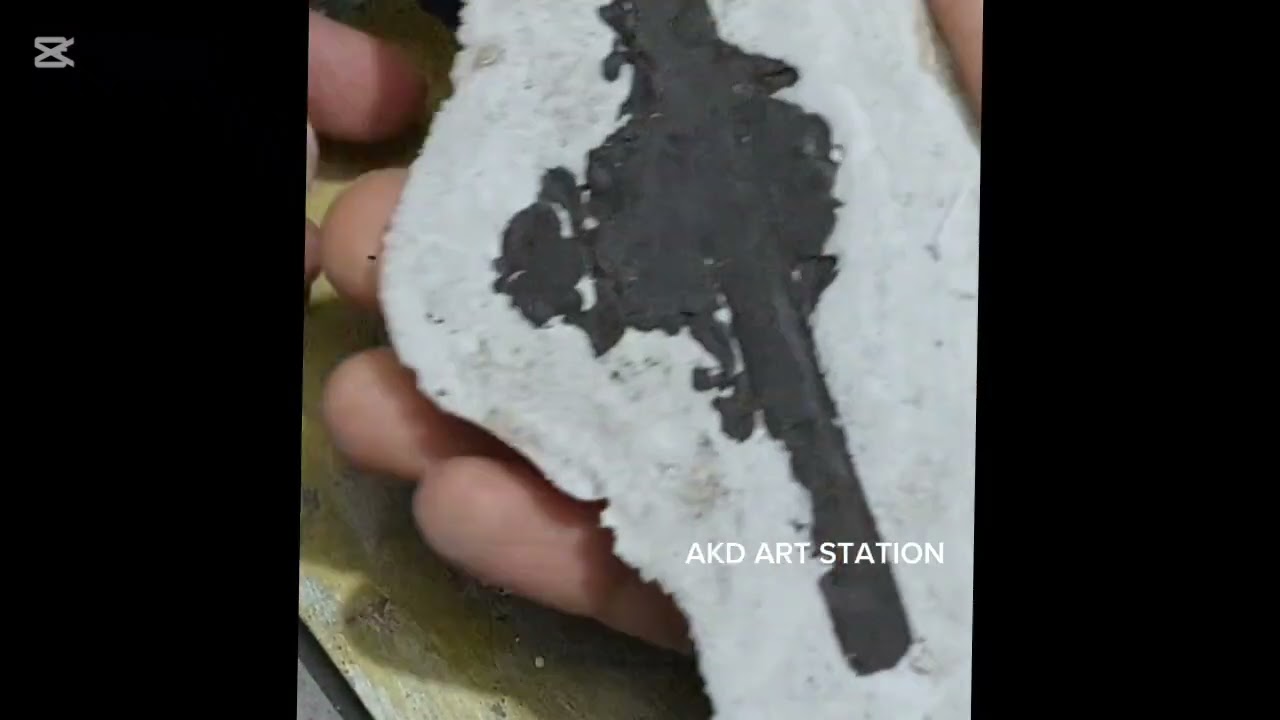 How to mold (প্লাস্টার মোল্ড) ornaments design by water base clay 