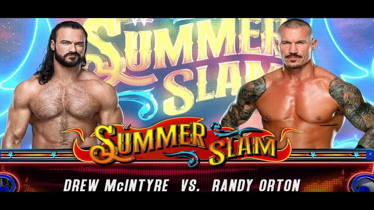 WWE Championship Spielset Mit Poupées Drew McIntyre Vs. Randy Orton