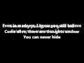 Shinedown - I Dare You (Acoustic) lyrics