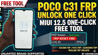 All Mobile FRP Unlock One Click 2026 🔓 Free FRP Reset Tool (No EDL / No Auth) #gsmindian #Frp #etc