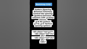 "Perfecting Bootstrap Layouts: Control Gutters for Better Spacing!"