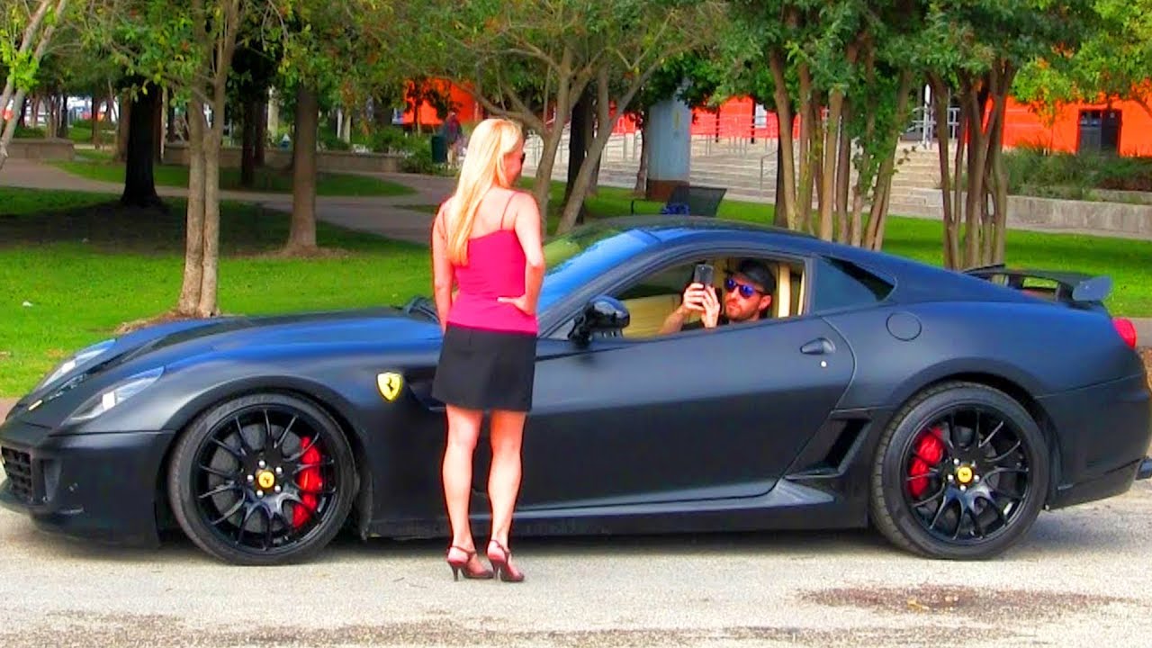 FERRARI GOLD DIGGER PRANK ON INSTAGRAM MODEL!