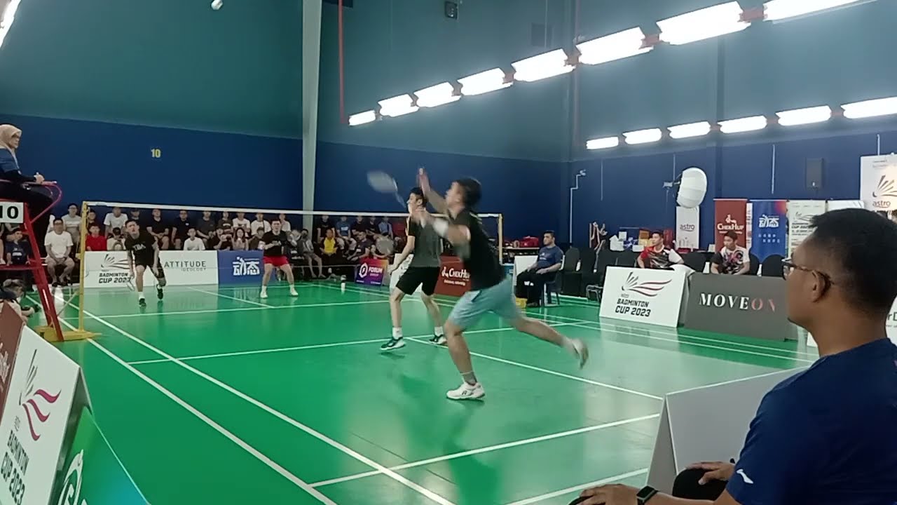 Badminton Final Astro Cup Mens Double - Lim Chee Leon / Ter Chun Wei Vs Jie Elson / Ng Eng Kian