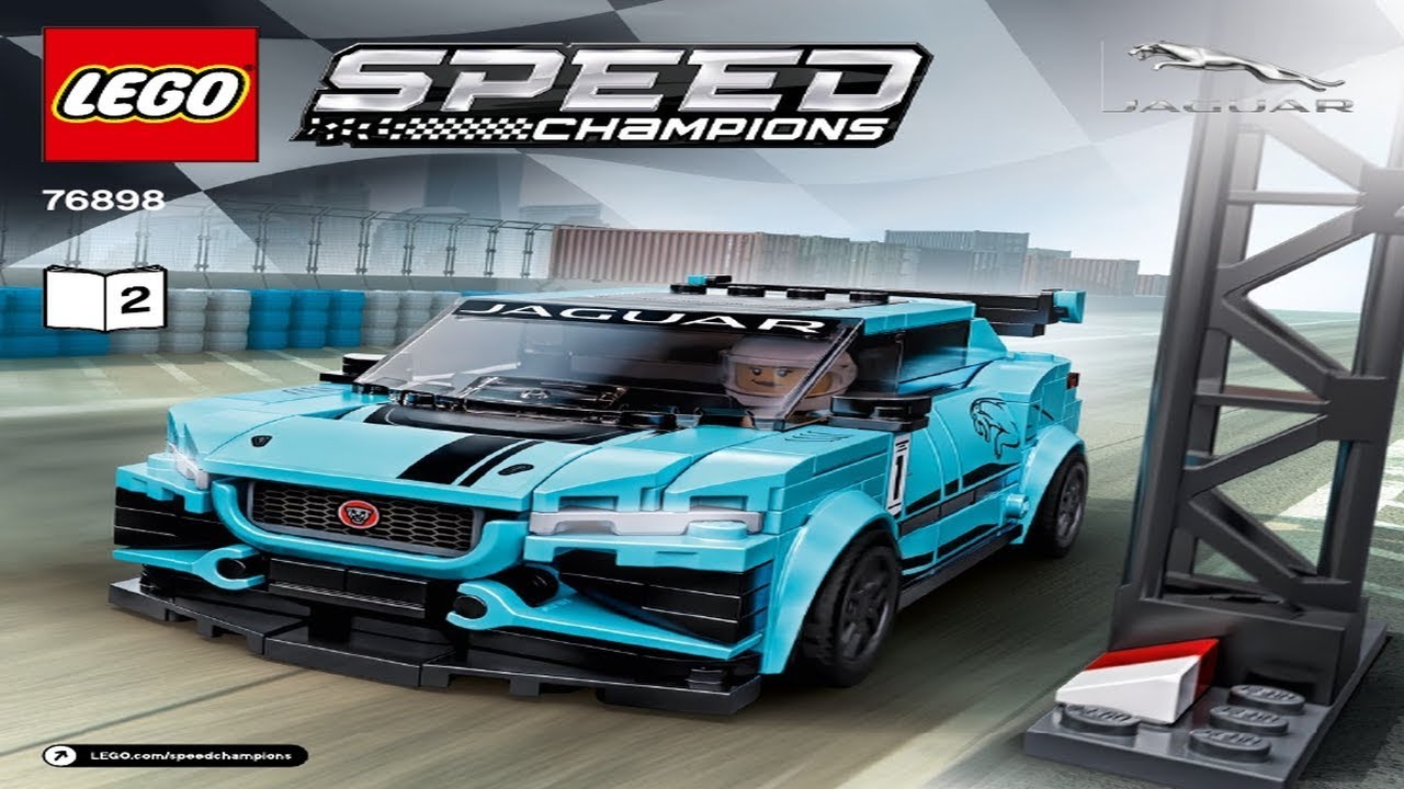 LEGO instructions - Speed Champions - 76898 - Formula E Jaguar Racing GEN2  & I-PACE eTROPHY (Book 2) - YouTube