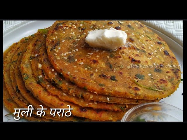 मुली के पराठे - Breakfast recipe indian - muli paratha recipe-veg breakfast - easy breakfast recipe | Healthy and Tasty channel