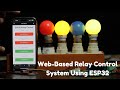 Web-Based Relay Control System Using ESP32 | IoT Home Automation
